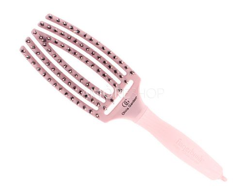 Щітка масажна Finger Brush Combo PASTEL Pink SMALL Olivia Garden