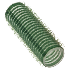Бигуди на липучке зеленые 21 мм 12 шт Sibel