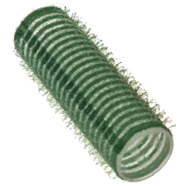 Бигуди на липучке зеленые 21 мм 12 шт Sibel