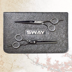 Набор парикмахерских ножниц Sway Elite Night размером 5,5 дюймов