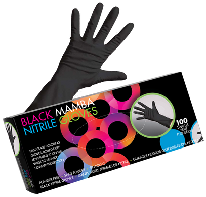 Перчатки нитриловые ультрапрочные черные размер M Midnight Mitts Nitrile Gloves 100 шт. FRAMAR